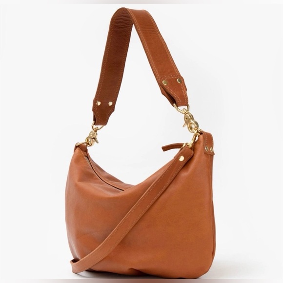 Clare V. Moyen Messenger - Tan - Picture 7 of 8